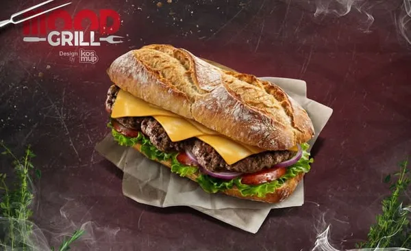 Baguette triple steak