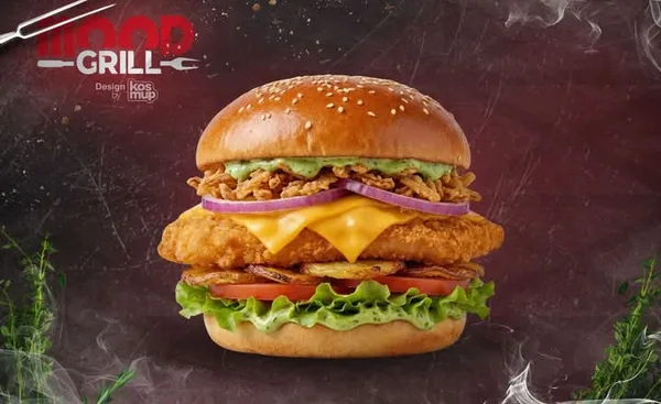 Burger crousty