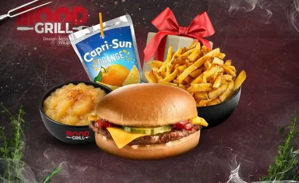 Menu enfant hamburger